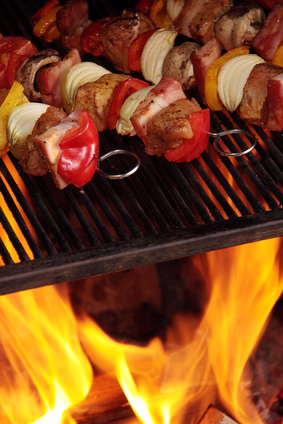 Barbecue Catering vlees marineren